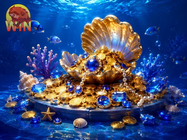 Tampilan aksi Cannon Fishing dengan sasaran ikan di dalam permainan