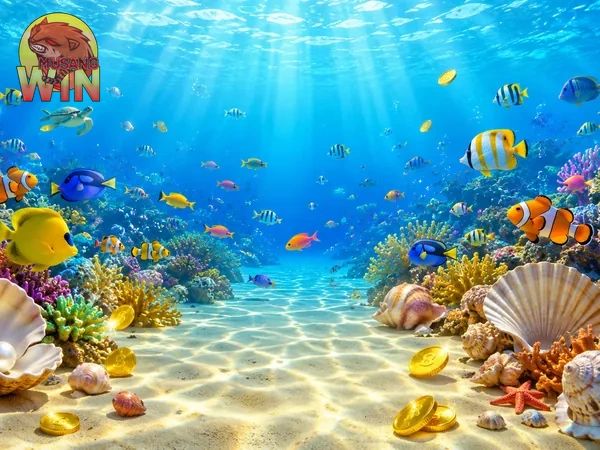 Visual penuh warna dari permainan Happy Fishing